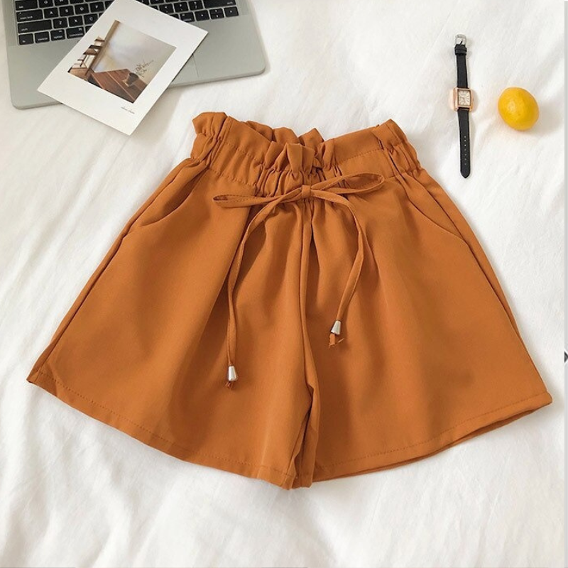 Solid Color Summer Shorts For Women-Legletic