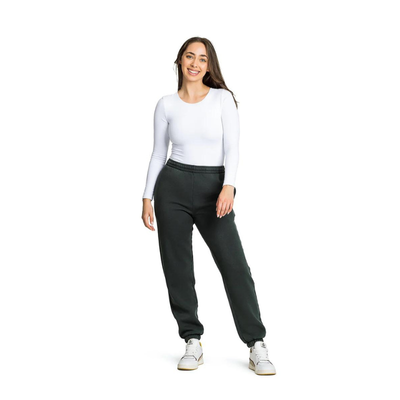 High Waist Sport Cotton Sweat Pants-Legletic