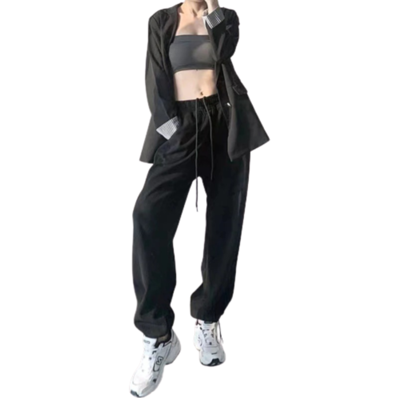 Hight Waist Street Style Sweatpants For Summer-Legletic