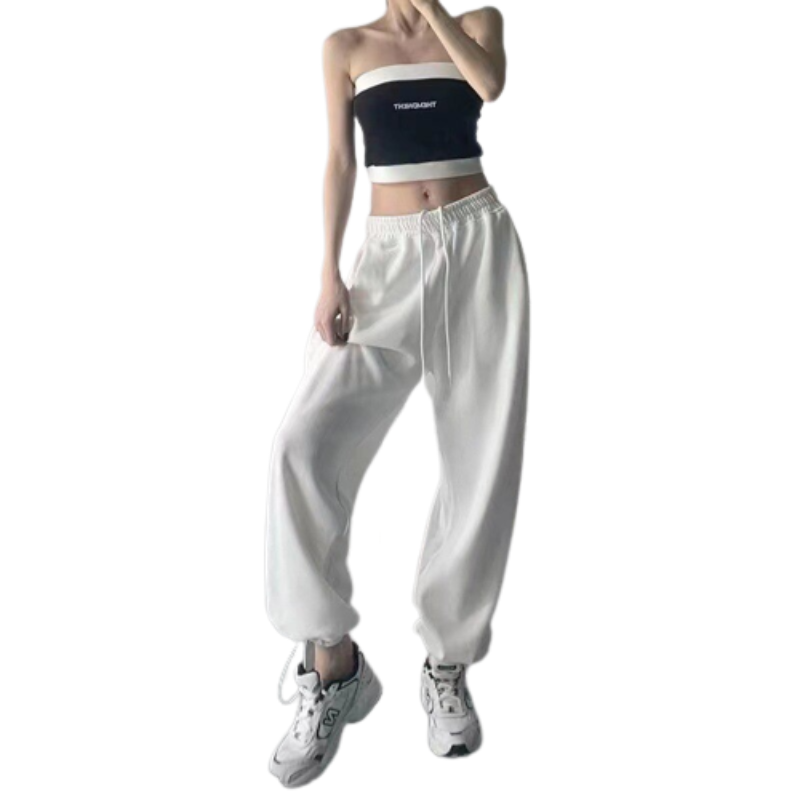 Hight Waist Street Style Sweatpants For Summer-Legletic