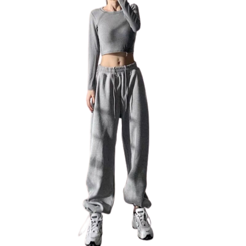 Hight Waist Street Style Sweatpants For Summer-Legletic