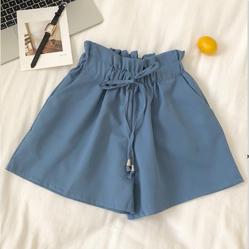 Solid Color Summer Shorts For Women-Legletic