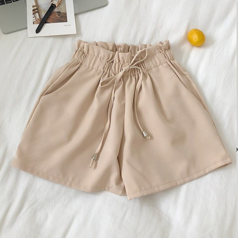 Solid Color Summer Shorts For Women-Legletic