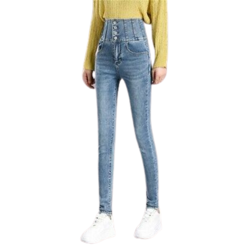 Skinny High Waist Women's Jeans For Winter-Legletic