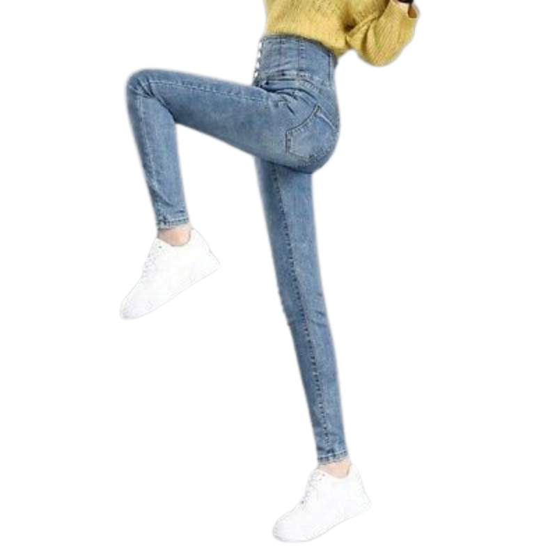 Skinny High Waist Women's Jeans For Winter-Legletic