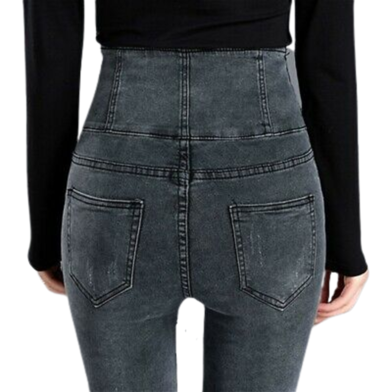 Skinny High Waist Women's Jeans For Winter-Legletic