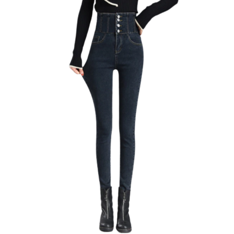 Skinny High Waist Women's Jeans For Winter-Legletic