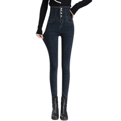 Skinny High Waist Women's Jeans For Winter-Legletic