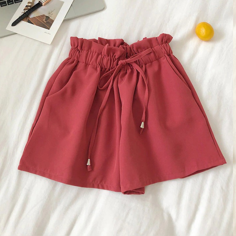 Solid Color Summer Shorts For Women-Legletic