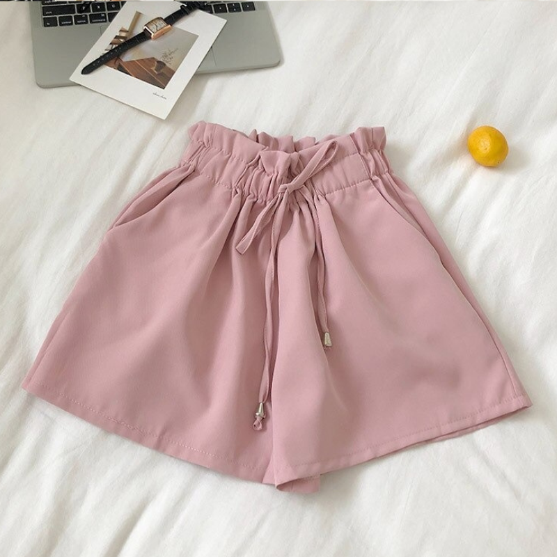 Solid Color Summer Shorts For Women-Legletic