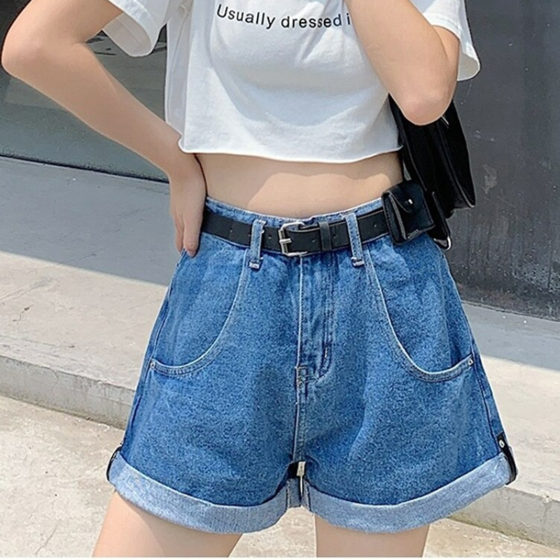 Loose Denim Shorts For Women-Legletic