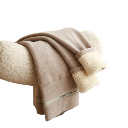 High Waist Thick Velvet Workout Leggings-Legletic