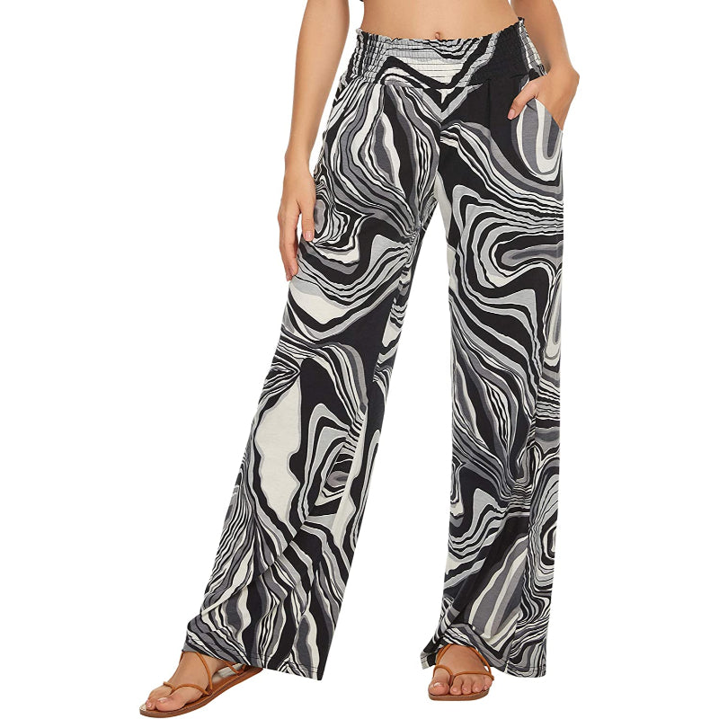 Women's Palazzo Pants Wide Leg Lounge Pants-Legletic