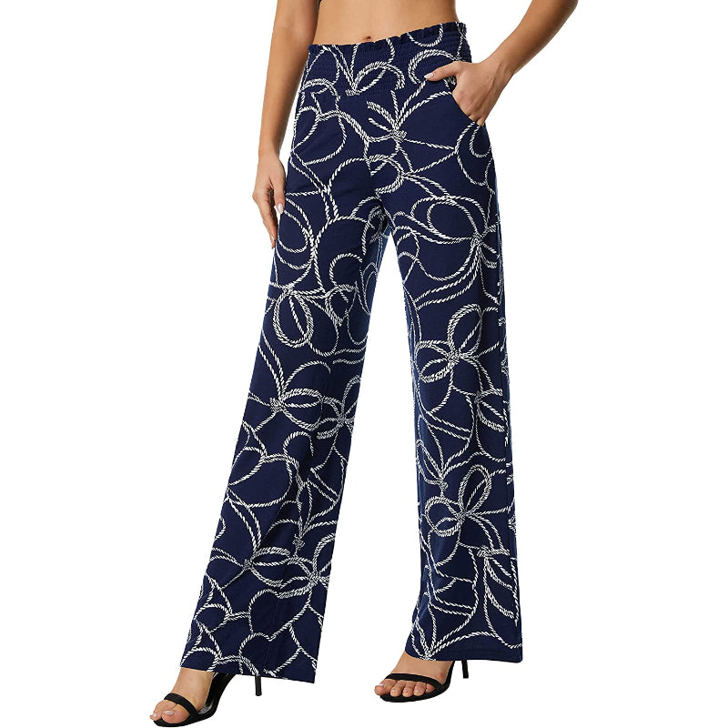 Women's Palazzo Pants Wide Leg Lounge Pants-Legletic