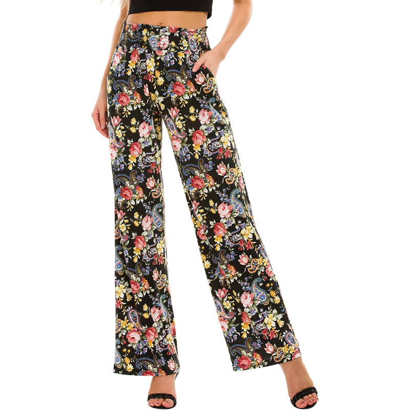 Women's Wide Leg Palazzo Pants Lounge Pants-Legletic