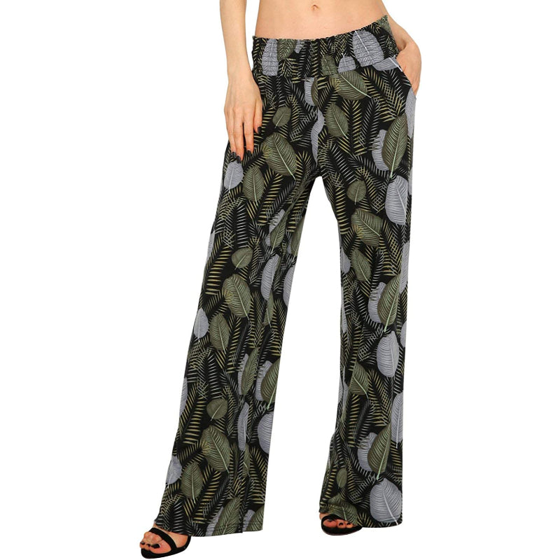 Women's Palazzo Pants Wide Leg Lounge Pants-Legletic