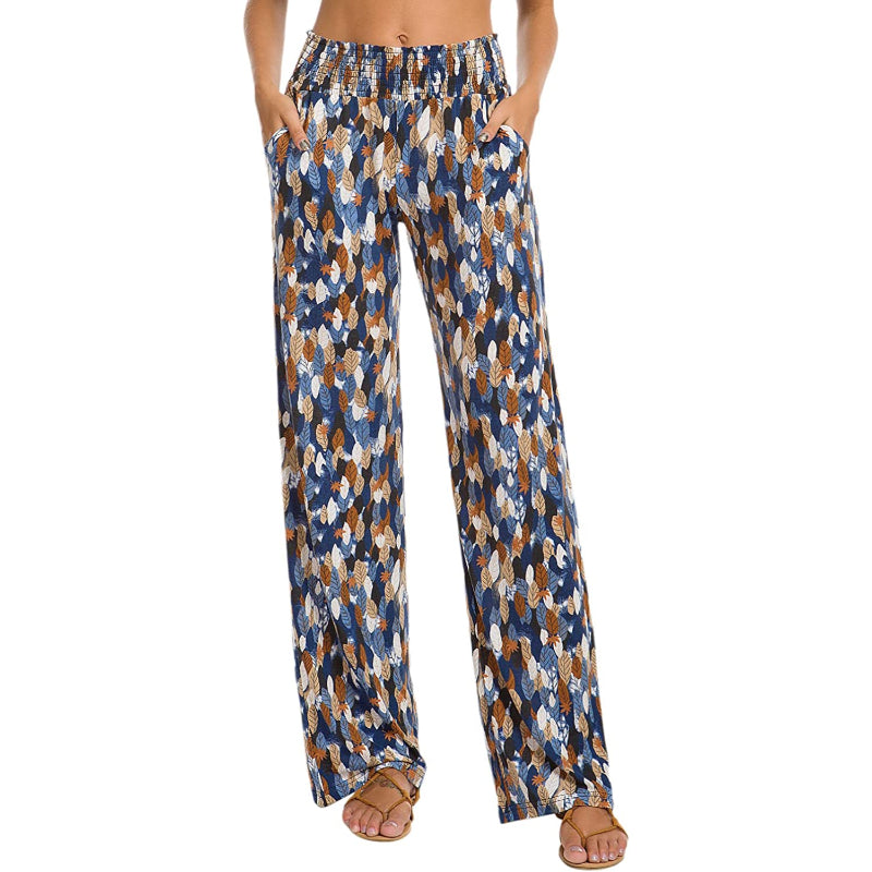 Women's Wide Leg Palazzo Pants Lounge Pants-Legletic