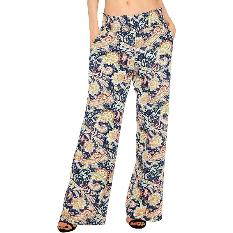 Women's Palazzo Pants Wide Leg Lounge Pants-Legletic