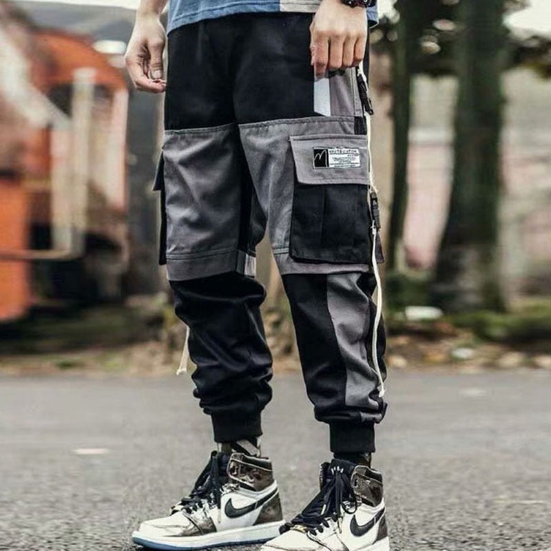 Men's Multi Pockets Cargo Harem Pants-Legletic