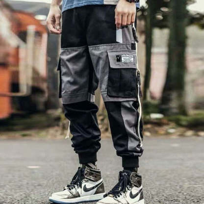 Men's Multi Pockets Cargo Harem Pants-Legletic