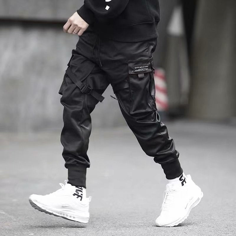 Men's Multi Pockets Cargo Harem Pants-Legletic