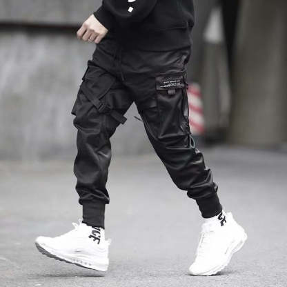 Men's Multi Pockets Cargo Harem Pants-Legletic