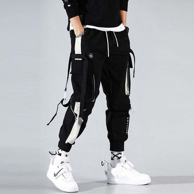 Men's Multi Pockets Cargo Harem Pants-Legletic