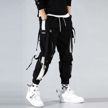 Men's Multi Pockets Cargo Harem Pants-Legletic