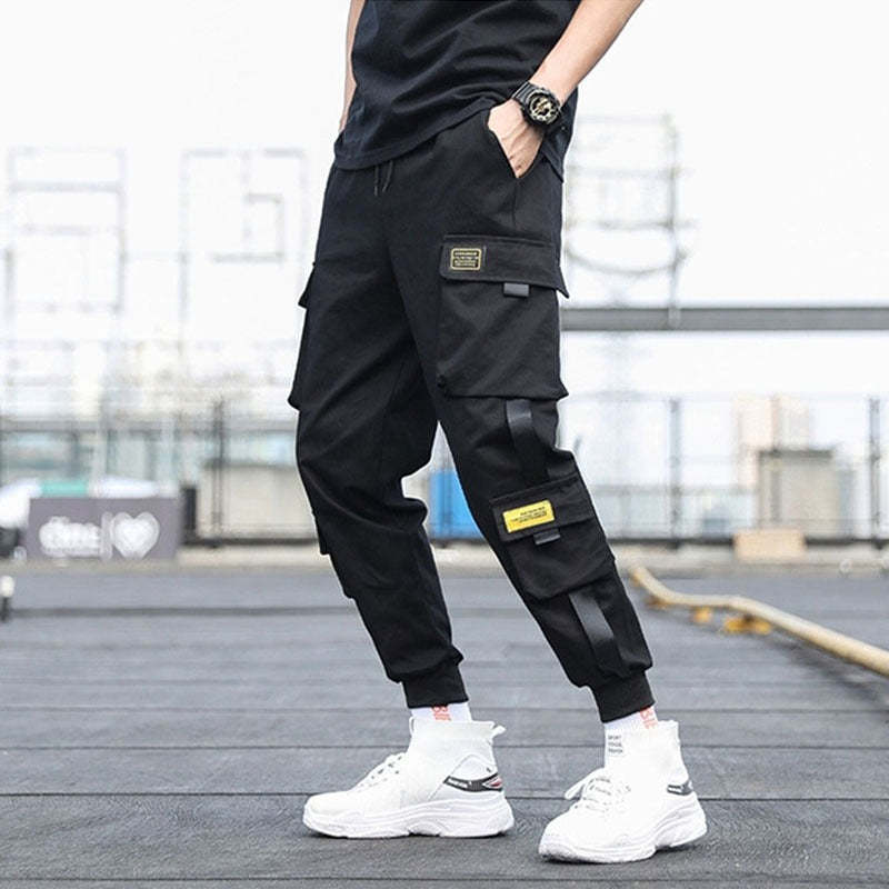Men's Multi Pockets Cargo Harem Pants-Legletic