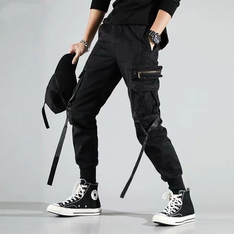 Men's Multi Pockets Cargo Harem Pants-Legletic