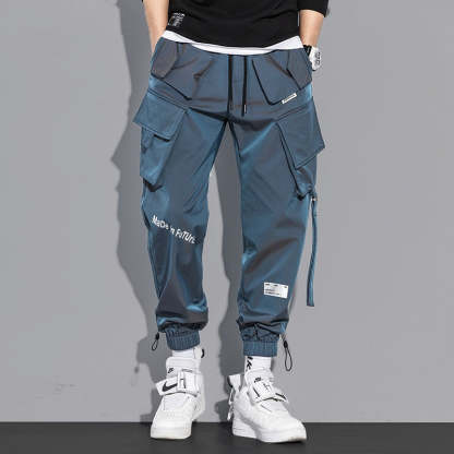 Men's Multi Pockets Cargo Harem Pants-Legletic