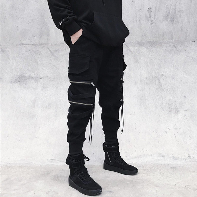Men's Multi Pockets Cargo Harem Pants-Legletic