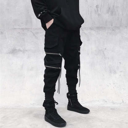 Men's Multi Pockets Cargo Harem Pants-Legletic