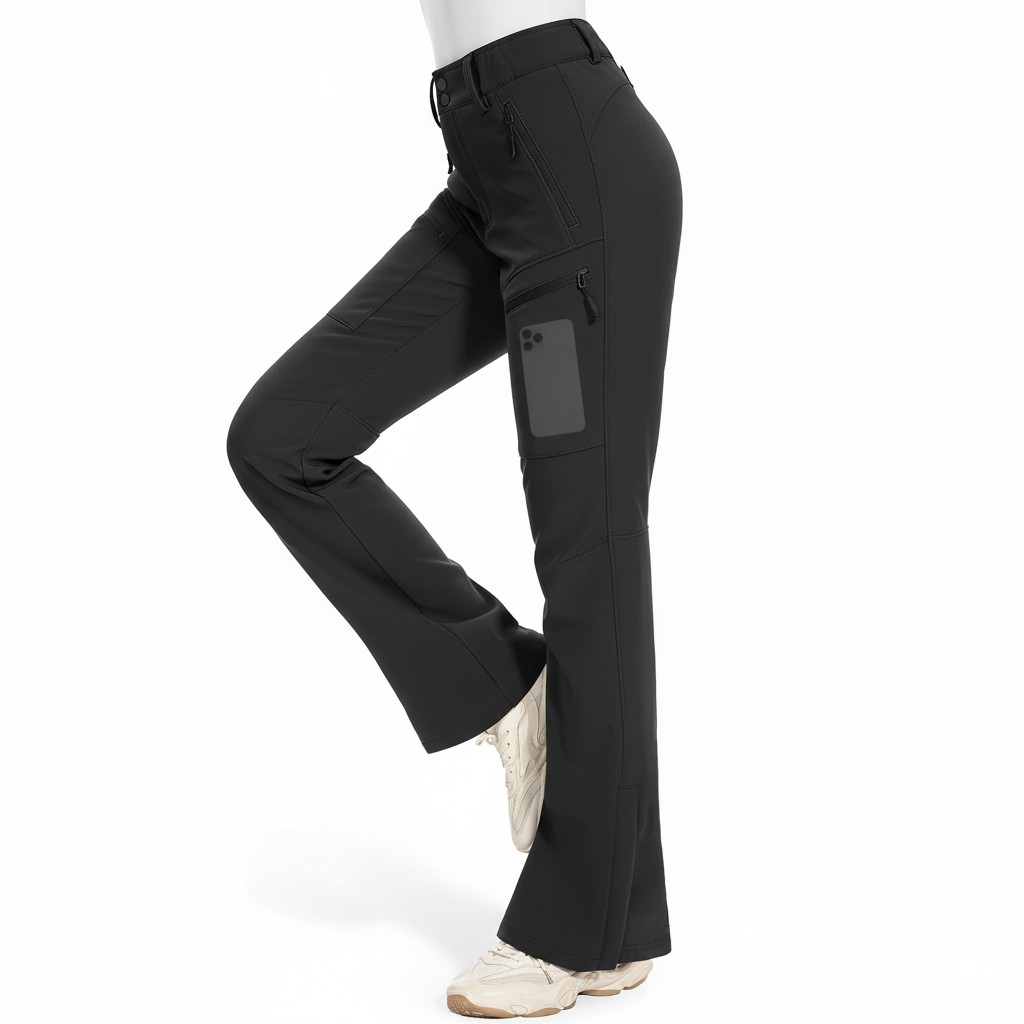 Warm Fleece Lined Ski Pants for Winter