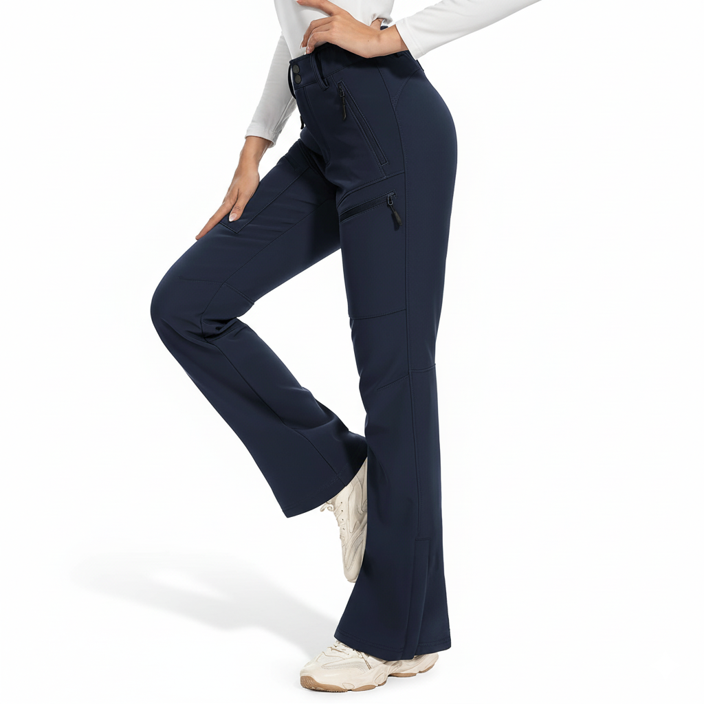Warm Fleece Lined Ski Pants for Winter