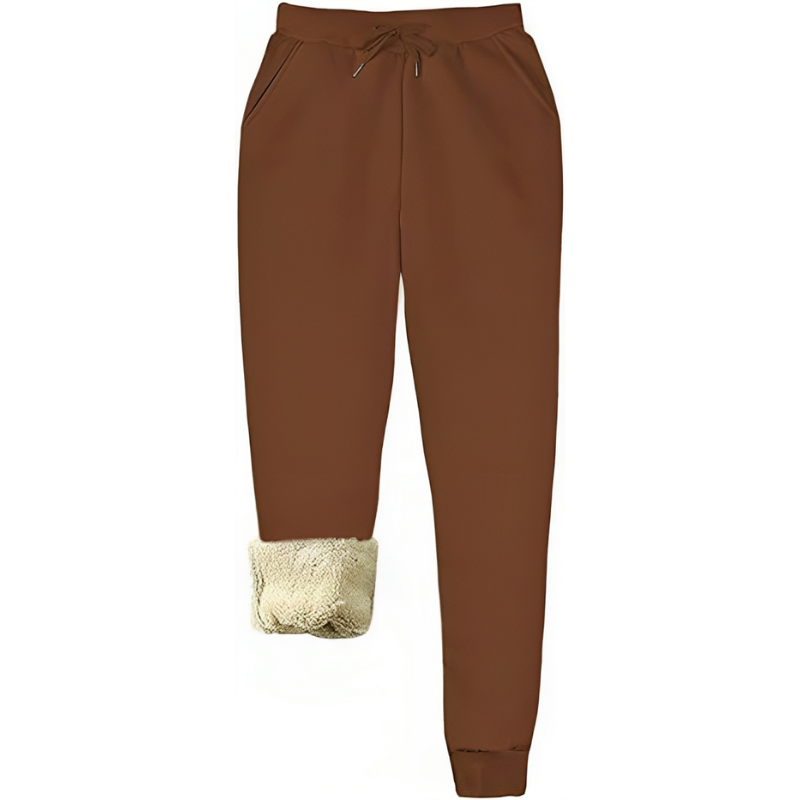 Women's Warm Sherpa Athletic Fleece Pants-Legletic