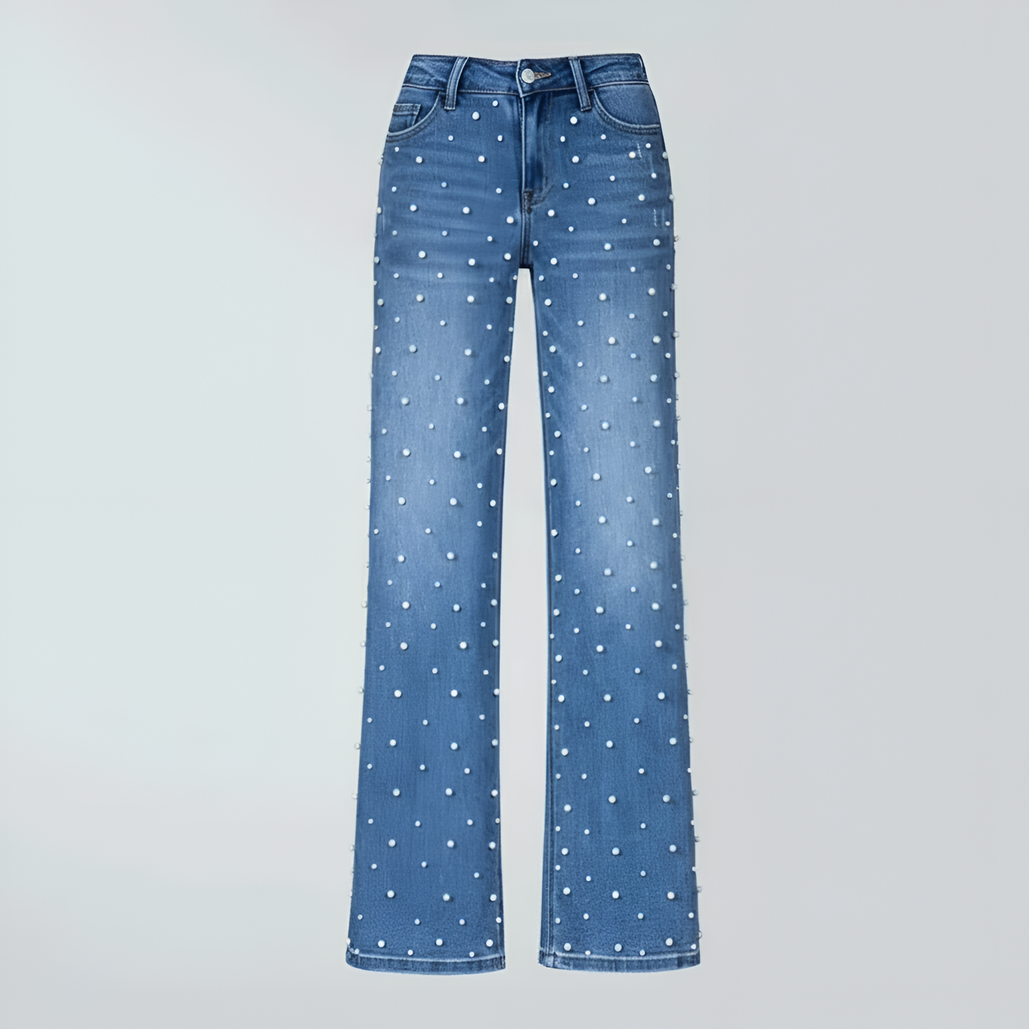 Stretch Wide Leg Denim Jeans For Everyday