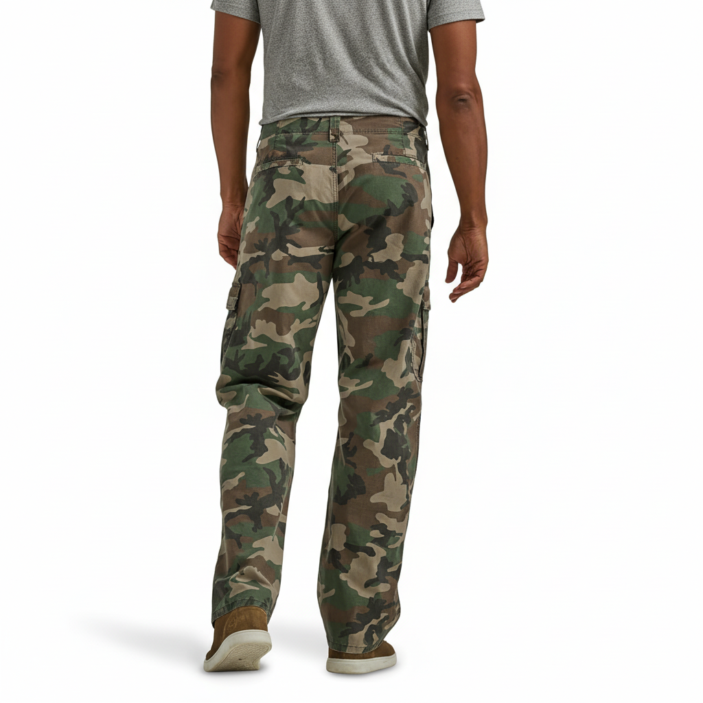 Mens Relaxed Fit Stretch Cargo Pant