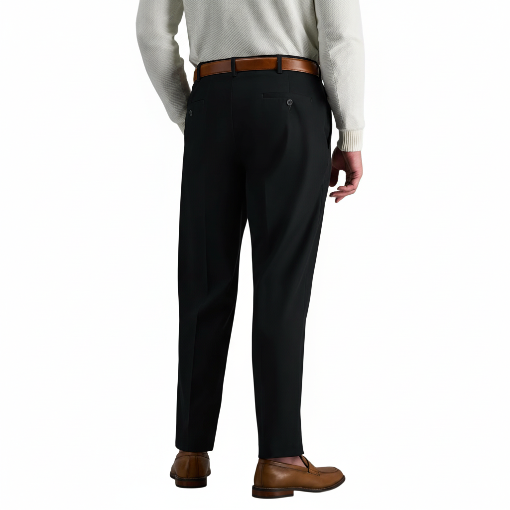 No Iron Flat Front Casual Pants