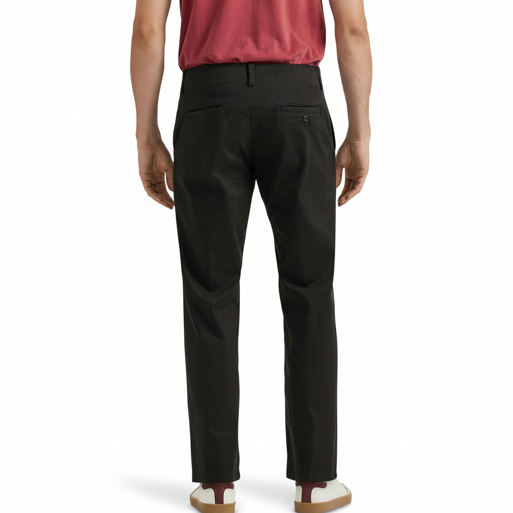 Flat Front Regular Straight Pants