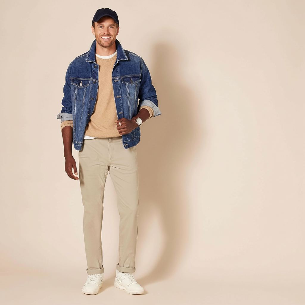 Classic Fit Casual Stretch Chino Pants