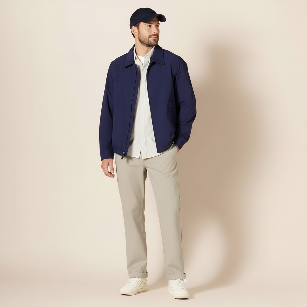 Classic Fit Wrinkle Resistant Chino Pants For Men