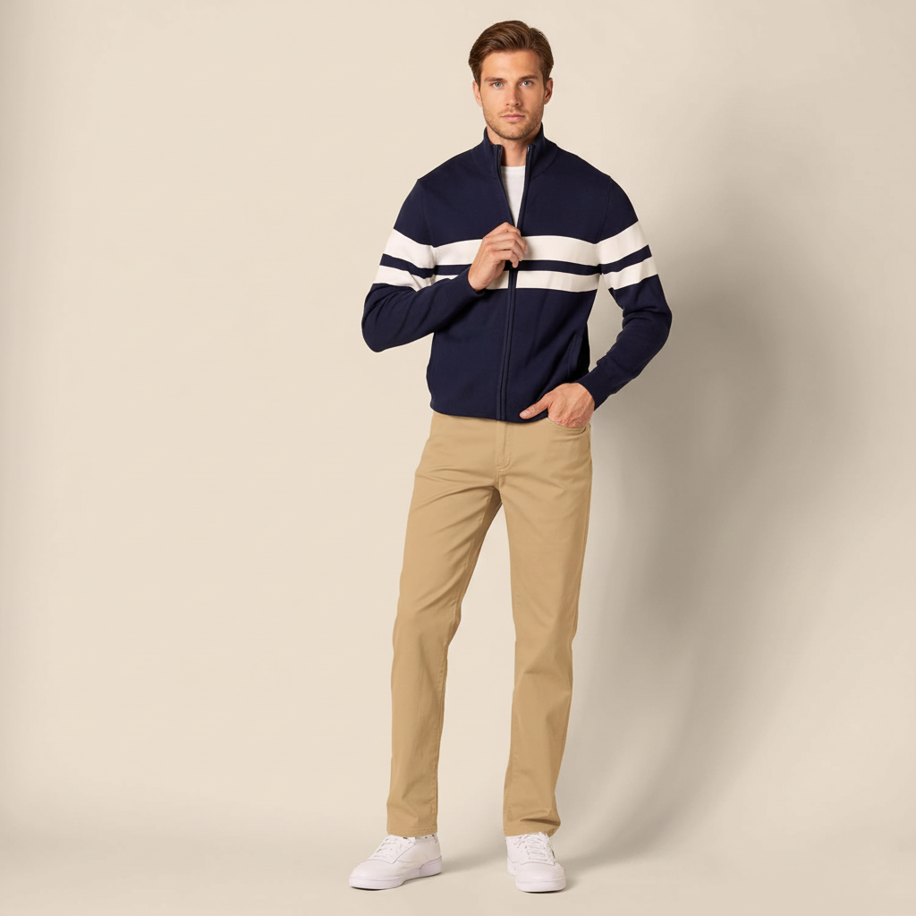 Straight Fit 5 Pocket Stretch Twill Pants