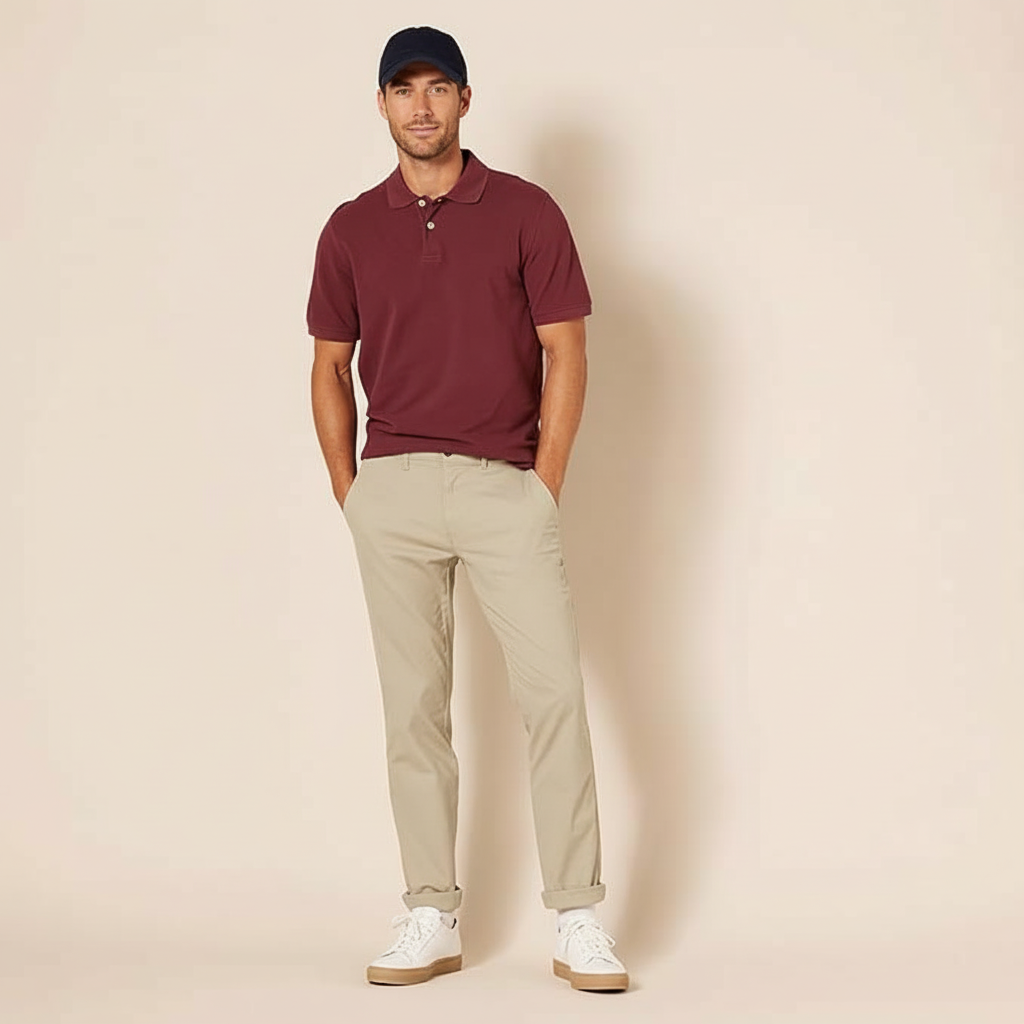 Slim Fit Casual Stretch Chino Pants