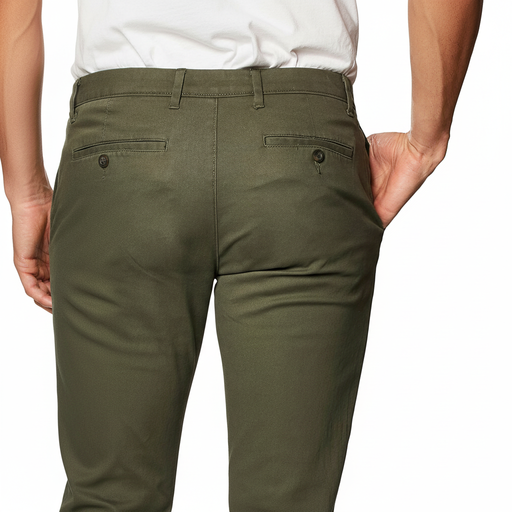 Classic Fit Casual Stretch Chino Pants