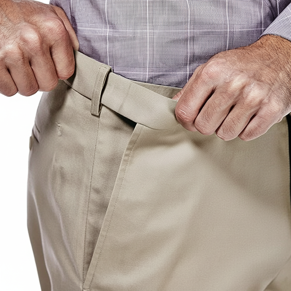 No Iron Flat Front Casual Pants