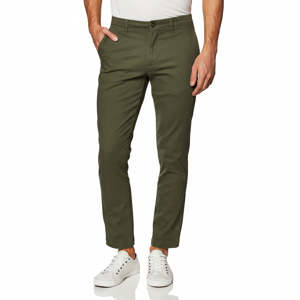 Classic Fit Casual Stretch Chino Pants