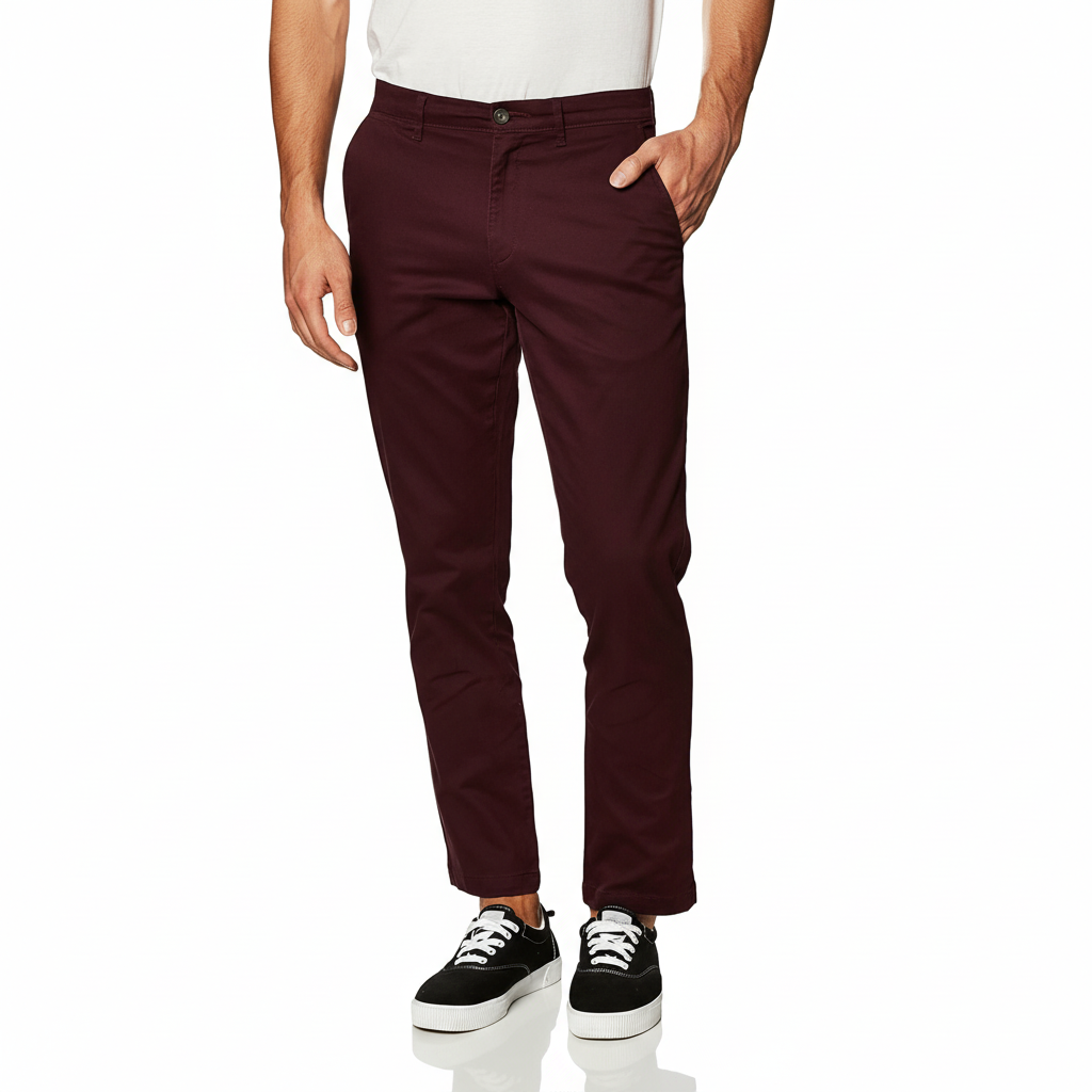 Classic Fit Casual Stretch Chino Pants
