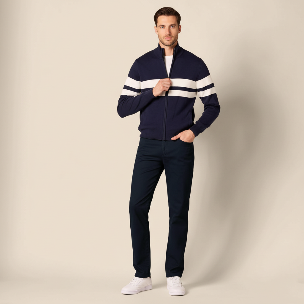Straight Fit 5 Pocket Stretch Twill Pants