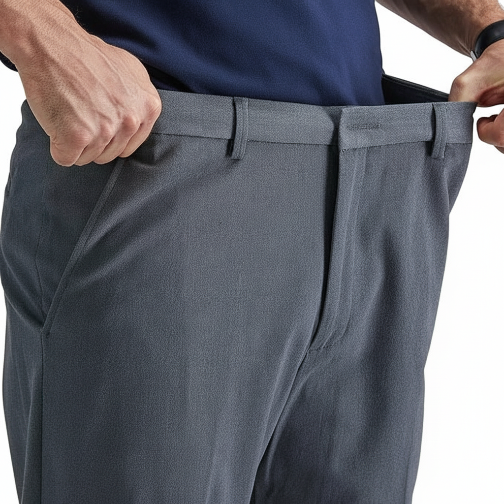 No Iron Flat Front Casual Pants